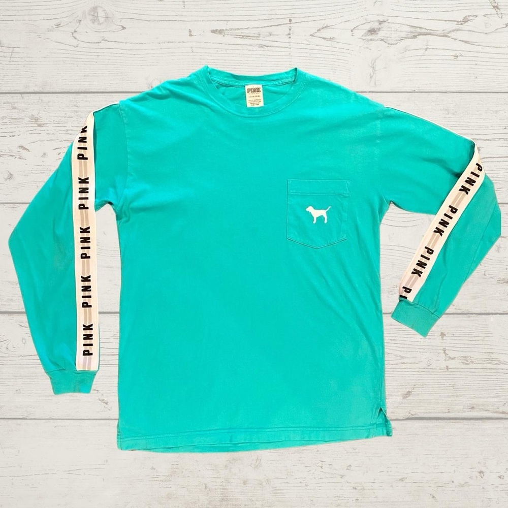 PINK turquoise long sleeve - Picture 5 of 15